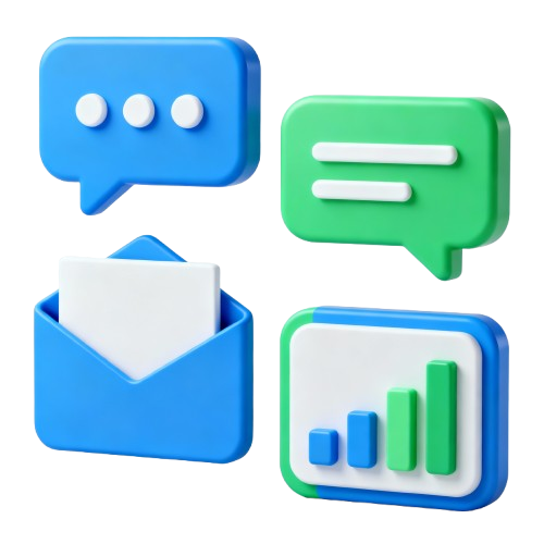 Trendfield - Digital marketing services in Chennai with creative communication and analytics icons